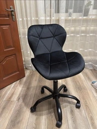 Офісне крісло GT Racer B-30 Velvet Dark Gray фото від покупців 7