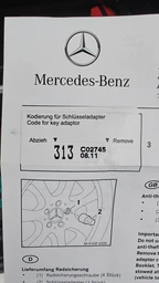 Ключ секретка 313 MERCEDES A,B,C,E,S,G,M,R,S,V-Class Maybach фото от покупателей 1