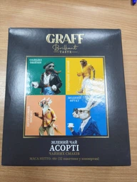 Чай Graff ф/п в конверте 24 шт "Ассорти чайных вкусов" зеленый 4 вида по 6 шт