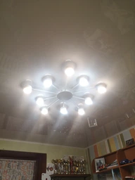 Люстра RAY SLIM 10xGX53 WHITE LUMINARIA 220V IP20 (потолочный светильник под сменные LED лампы) фото от покупателей 2