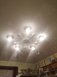 Люстра RAY SLIM 10xGX53 WHITE LUMINARIA 220V IP20 (потолочный светильник под сменные LED лампы) фото от покупателей 1