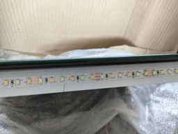Зеркало с LED подсветкой для ванной комнаты настенное смарт зеркало с подогревом и дисплеем 70х70 см BRS фото от покупателей 13