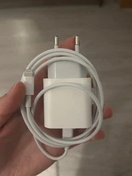 Комплект швидкого заряджання для Apple iPhone / iPad, Зарядний пристрій 20W USB-C Power Adapter (Type-C), Кабель заряджання USB-C to Lightning White фото від покупців 3