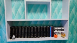 Полиця навісна 90х75х20, книжкова поличка настінна, для книг, документів Сонома фото від покупців 4
