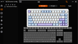 Ігрова клавіатура ATTACK SHARK X85 Gradient Black