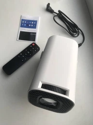 Смарт-проектор Hechpro портативный, Android 11, Wi-Fi 6, Bluetooth 5.0, LED, поддержка 4K, белый фото от покупателей 6