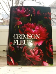 Записная книга Axent А5 96 листов в клеточку Crimson fleur (8459-4-A)
