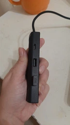 HUB адаптер HOCO HB43 PD, 100W, HDMI, SD, 2USB, Type-C, чорний