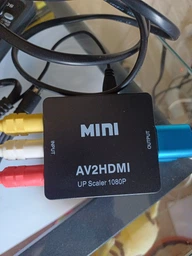 Активный конвертер видео и аудио сигнала U&P Mini RCA - HDMI 1080P Black (SWE-AV2HDMI-BK)