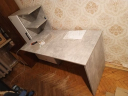Компьютерный стол Garant Стандарт L Индастриал / Нимфея альба (00-00526273) фото от покупателей 1