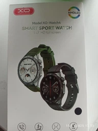 Розумний смарт годинник XO Watch 4 Amoled Smart Sports 1.43" 250mAh з функцією дзвінка та магнітною зарядкою Silver