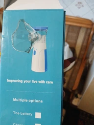 Портативный ингалятор небулайзер Mesh Nebulizer JSL-W302 фото от покупателей 5
