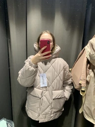 Пуховик зимний женский SAMANTI В 378 102640 44 Пудра (MLD2000000111636)