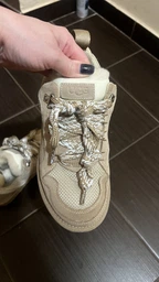 Жіночі уггі кросівки Зимові Замшеві Коричневі UGG Lowmel Sneaker Chestnut (37, коричневі) фото от покупателей 4