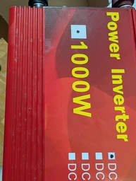 Інвертор напруги Demuda 1000W 12/220V з апроксимованою синусоїдою, 1 універсальна розетка, клемні дроти, Q10 (YT29155) фото від покупців 6