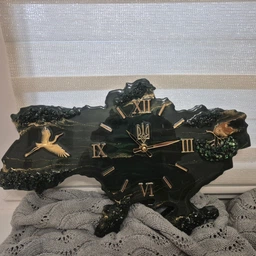 Настінний годинник Україна"Смарагд" 40Х25 см.