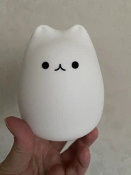 Ночник игрушка 3DTOYSLAMP детский светильник для сна Little Cat силиконовый с LED на батарейках (3хААА) таймером автовыключения 7 цвета свечения мягкий для украшения дома спальни детской комнаты гостиной 10×9 см оригинальный подарок ребенку фото от покупателей 4