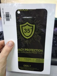 Антишпион приватная плёнка гидрогелевая для смартфона OPPO A53 противоударная прозрачная