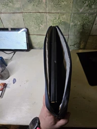 Чехол-сумка с ручкой для ноутбука Asus | HP | Dell | Lenovo| Acer 15.6" / 16" / 17" с сумочкой для зарядки, мышки и телефона Чёрный фото от покупателей 1