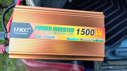 Інвертор для автомобільних акумуляторів UKC 12V 220V 1500W Перетворювач напруги, Чиста синусоїда