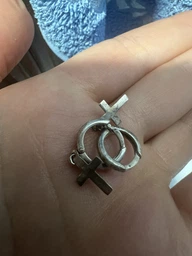 Сережки з хрестиками зі срібла 925 (АРТ. №6046) Dadiverin Jewelry фото от покупателей 2