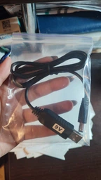 Кабель для роутера від повербанка з перетворювачем на 9V, DC 2.1x5.5mm, USB 5V->9V, 1м