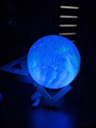 Нічник у вигляді Місяця 3D Moon Light USB+ пульт 16 режимів (SH778072)