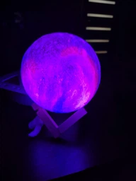 Нічник у вигляді Місяця 3D Moon Light USB+ пульт 16 режимів (SH778072) фото від покупців 1