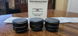 Портативная виброколонка Bluetooth беспроводная костная вибрационная вибро колонка блютус 5.3 маленькая мини 3W с мощным динамиком для дома машины природы отдыха мощная аккумуляторная стену с вибрацией от смартфона вибрационные колонки виброколонки