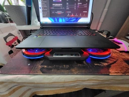Охолоджуюча підставка для ноутбука Dyxon MEGAFREEZE 19 Gaming Pro Semiconductor RGB Black (DXNMGFGPS19B) фото від покупців 8