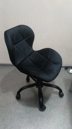 Офісне крісло GT Racer B-30 Velvet Dark Gray фото від покупців 5