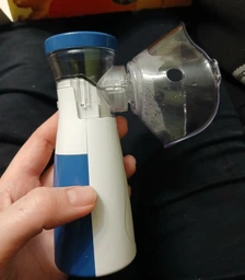 Ингалятор портативный небулайзер для взрослых и детей Atomizer Белый с синим фото от покупателей 1