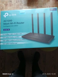 Маршрутизатор TP-LINK Archer C6 v4 WiFi5/ AC1200 /1 Гбит/с/ поддержка технологии OneMESH фото от покупателей 3