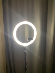 Кольцевая светодиодная цветная лампа RGB LED MJ30 Набор блогера селфи кольцо со штативом Мультиколор 30 см