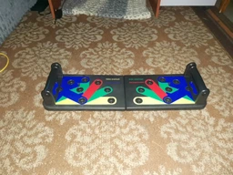 Дошка для віджимань Push Up Rack Board з упорами різним хватом Нескользящие ручки (1537PURTRNJR) TIN66 фото від покупців 1