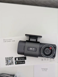 Видеорегистратор автомобильный 4K ULTRA HD для автомобиля машины с двумя камерами (передняя и задняя) - Dash Cam авторегистратор (автореестратор) видеореестратор автомобильный с WiFi, G-сенсор в автомобиль + КАРТА ПАМЯТИ 64GB фото от покупателей 1