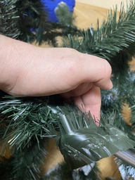Елка новогодняя пышная Элита с шишками 3,0 м (искусственная ель из безвредного огнеупорного материала с сертификатом!) фото от покупателей 2