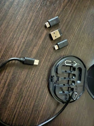 Комплект кабелів та адаптерів Cable Set 6-в-1 Чорний 3A USB Type-C/Micro-USB/Lightning