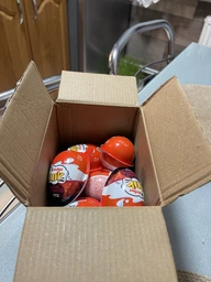 Шоколадные яйца Kinder Joy Funko One Piece с молочным и какао-кремом, вафельными шариками и игрушкой-сюрпризом набор 6 шт фото от покупателей 2