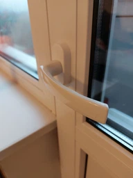 Ручка віконна для ПВХ (пластикових металопластикових) вікон і дверей алюмінієва, ручка для пластикового, металопластикового вікна (2315) фото від покупців 5