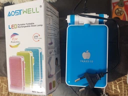 Лампа светодиодная аккумуляторная настольная трансформер складная Topwell Pink фото от покупателей 1