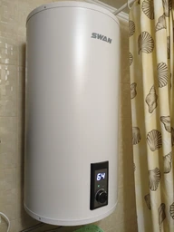 Бойлер Swan SRB-50w1 круглый slim 50л с сухим ТЭНом 2кВт
