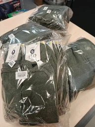 Набор мужских носков теплых высоких хлопковых Лео лайкра махра 44-46 10 пар Джинс (6501036922)