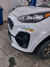 Наклейки на бампер стекло двери авто ARB 3D TUNING STUDIO Флаг Украины 230х80х0.15мм=2шт