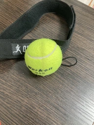 Тенісний м'яч на гумці Fight Ball SP-Sport 858 Жовтий фото від покупців 1