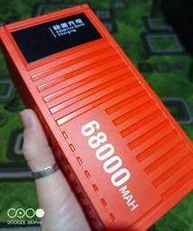 Повербанк УМБ 68000 mah QC 3.0 PD20 powerbank Andowl Q-CD6500Х1 потужний павербанк для ноутбука телефона роутера зовнішній портативний акумулятор з дисплеєм великої ємності червоний фото від покупців 12