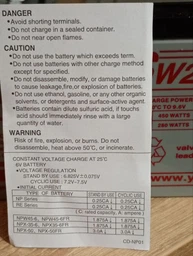 Акумулятор Yuasa SW280 12V 9 Ah EUROBAT 9 years High Rate AGM VRLA Battery (Japan) фото от покупателей 4