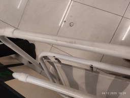 Стул STD-03 полосатый, складной, металл+ткань В760*Ш500*Д510мм 044n фото от покупателей 6