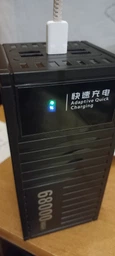 Повербанк УМБ 68000 mah QC 3.0 PD20 powerbank Andowl Q-CD6500Х1 потужний павербанк для ноутбука телефона роутера зовнішній портативний акумулятор з дисплеєм великої ємності червоний фото від покупців 6