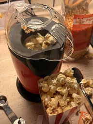 Домашняя попкорница электрическая Mini-Joy PopCorn Maker бытовая машина для попкорна Red 1200 Вт фото от покупателей 1